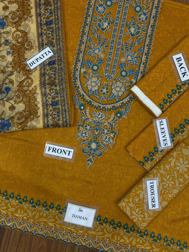 Sapphire Lawn Suit-Aarasta