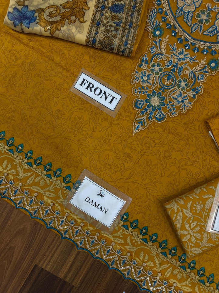 Sapphire Lawn Suit-Aarasta