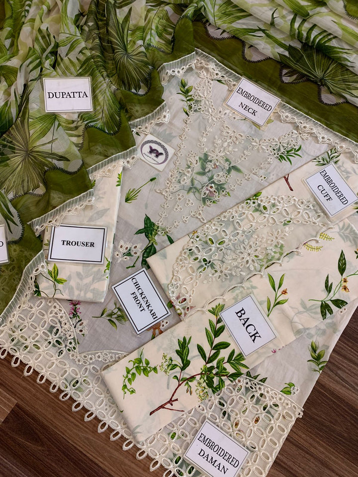 Sardinia Lawn Suit-Aarasta