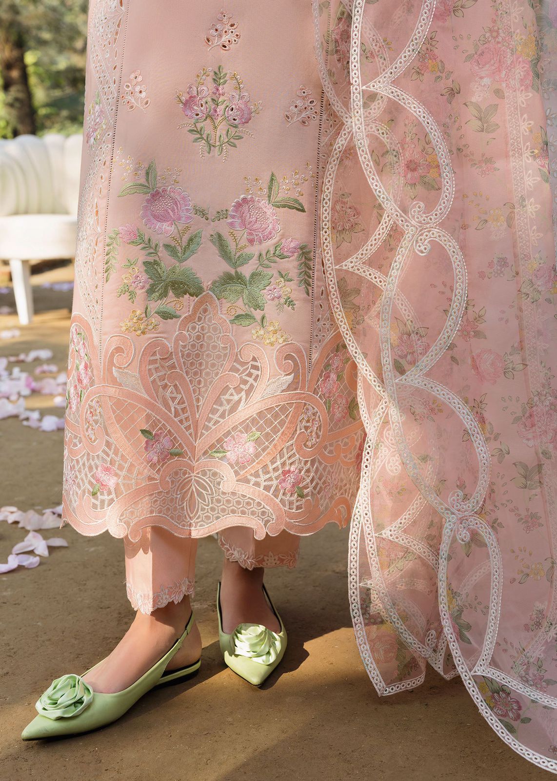 Sardinia Lawn Suit-Aarasta