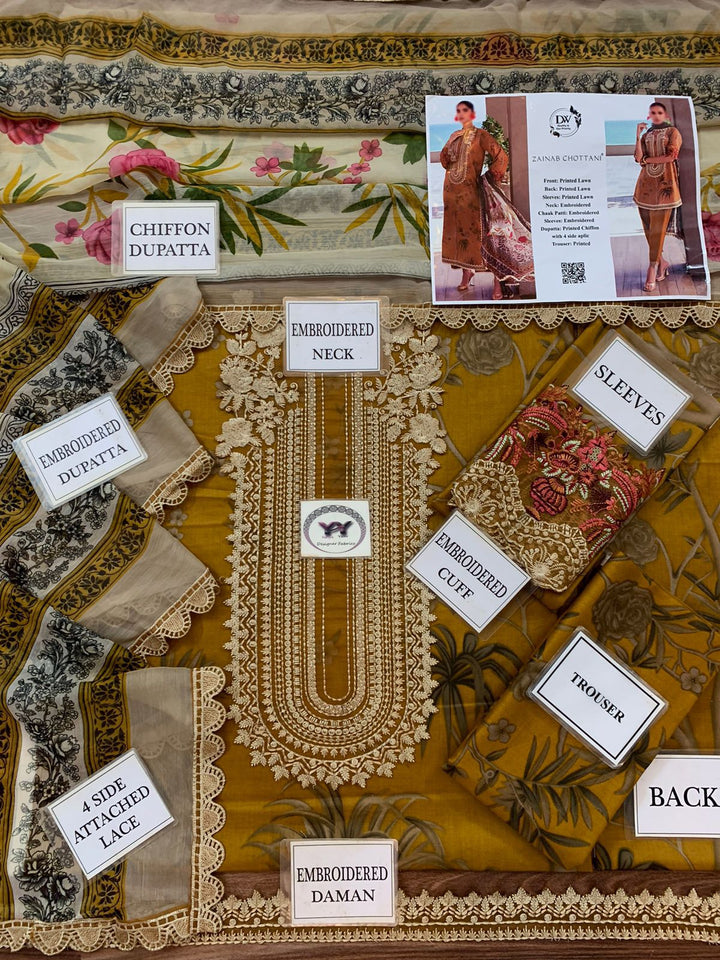 Zainab Chottani Lawn Suit-Aarasta