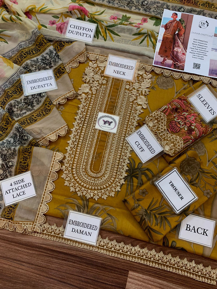 Zainab Chottani Lawn Suit-Aarasta