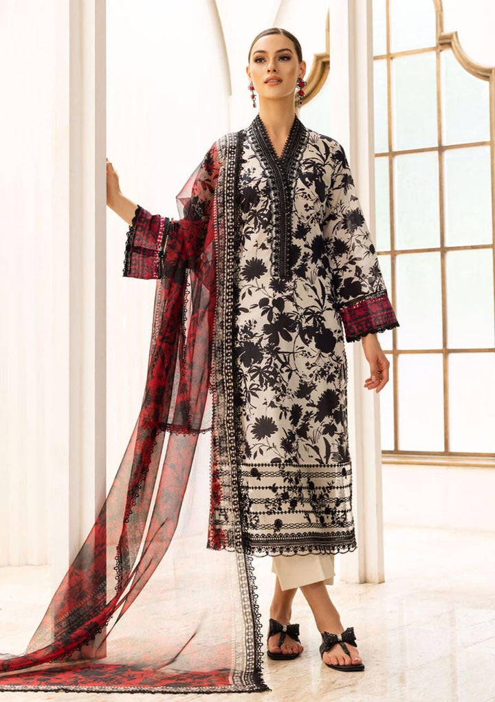Zainab Chottani Lawn Suit-Lawn-Black-Lawn-Aarasta