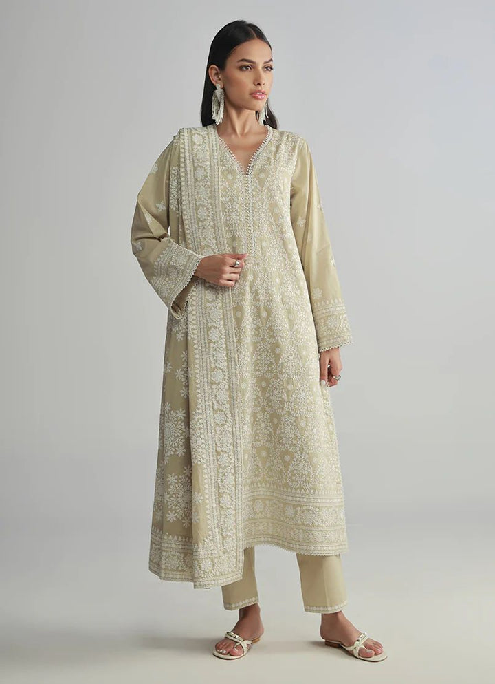Image Lawn Suit-Lawn-Lemon-Chiffon-Aarasta