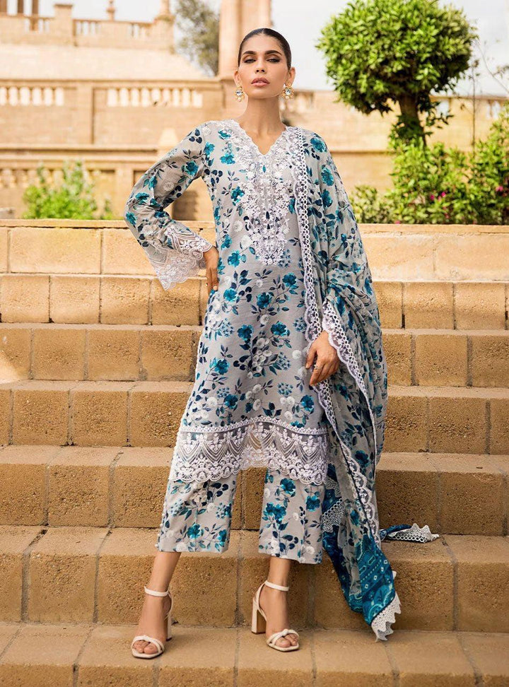 Zainab Chottani Lawn Suit-White-Lawn-Net-Aarasta