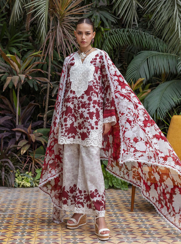 Zainab Chottani Lawn Suit-White-Lawn-Lawn-Aarasta