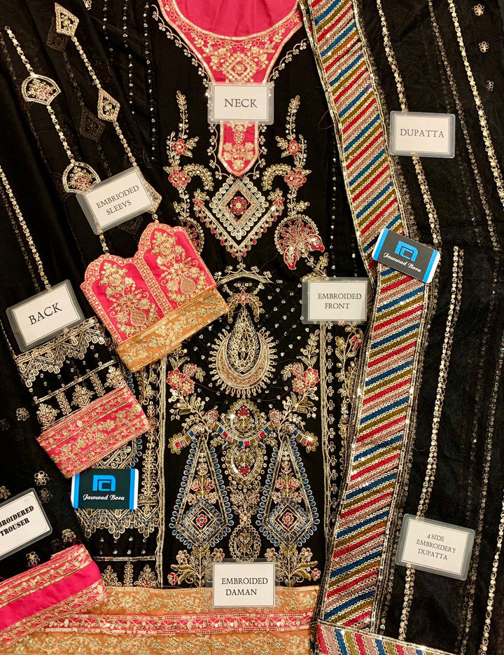 Adan Libas Chiffon Suit-Aarasta