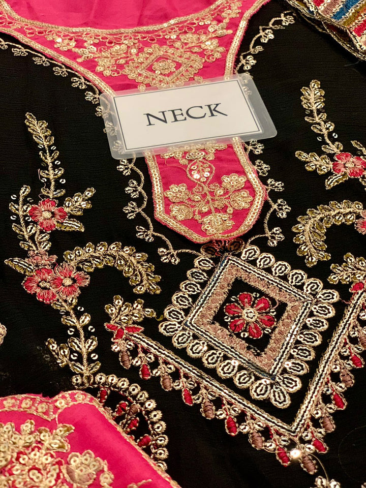 Adan Libas Chiffon Suit-Aarasta