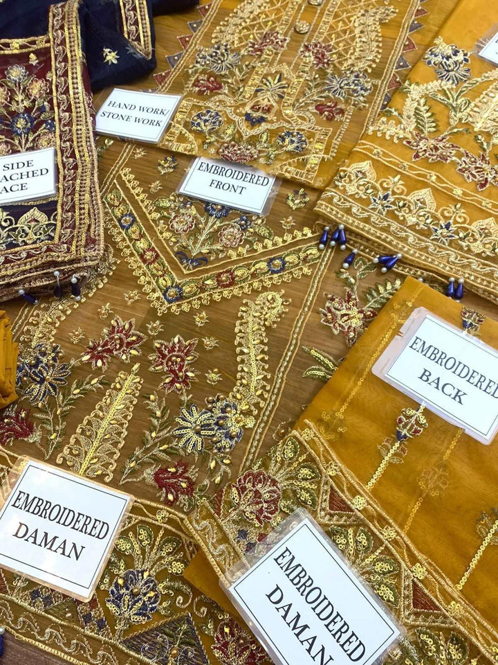 Adan Libas Organza Suit-Aarasta