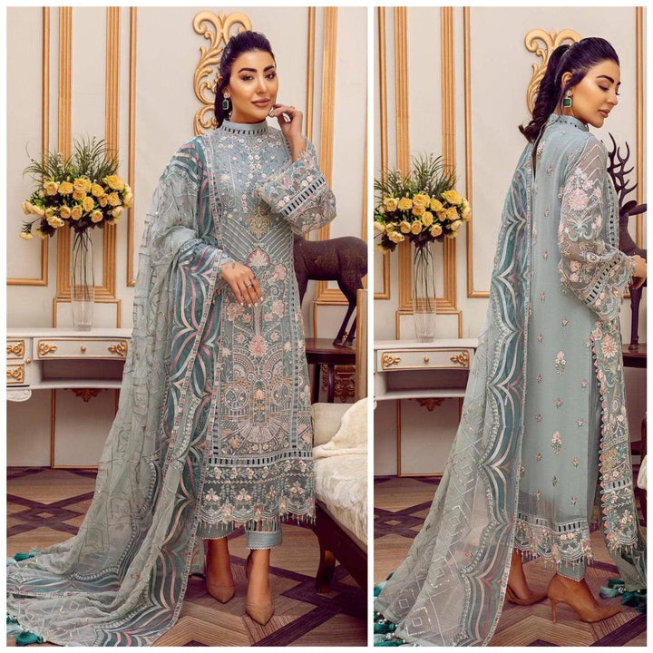 Adan Libas Chiffon Suit-Aarasta