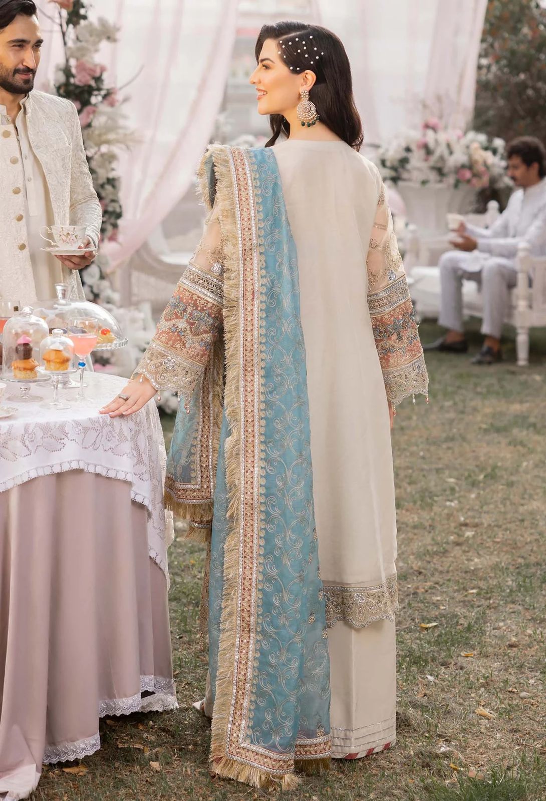 Adan Libas Organza Suit-Aarasta