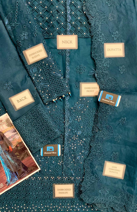 Afrozeh Organza Suit-Aarasta