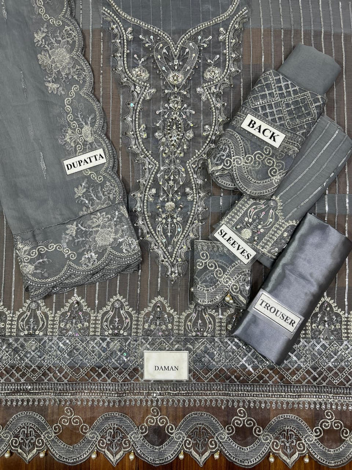 Afrozeh Chiffon Suit-Aarasta