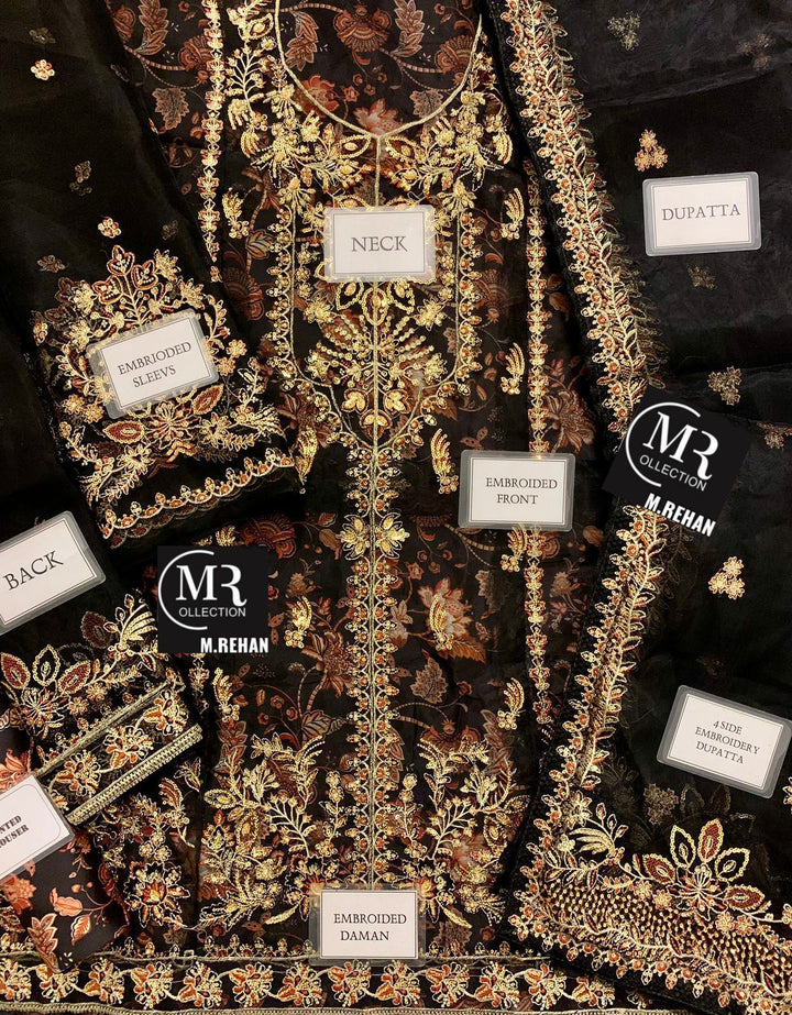 Ayzel Chiffon Suit-Aarasta