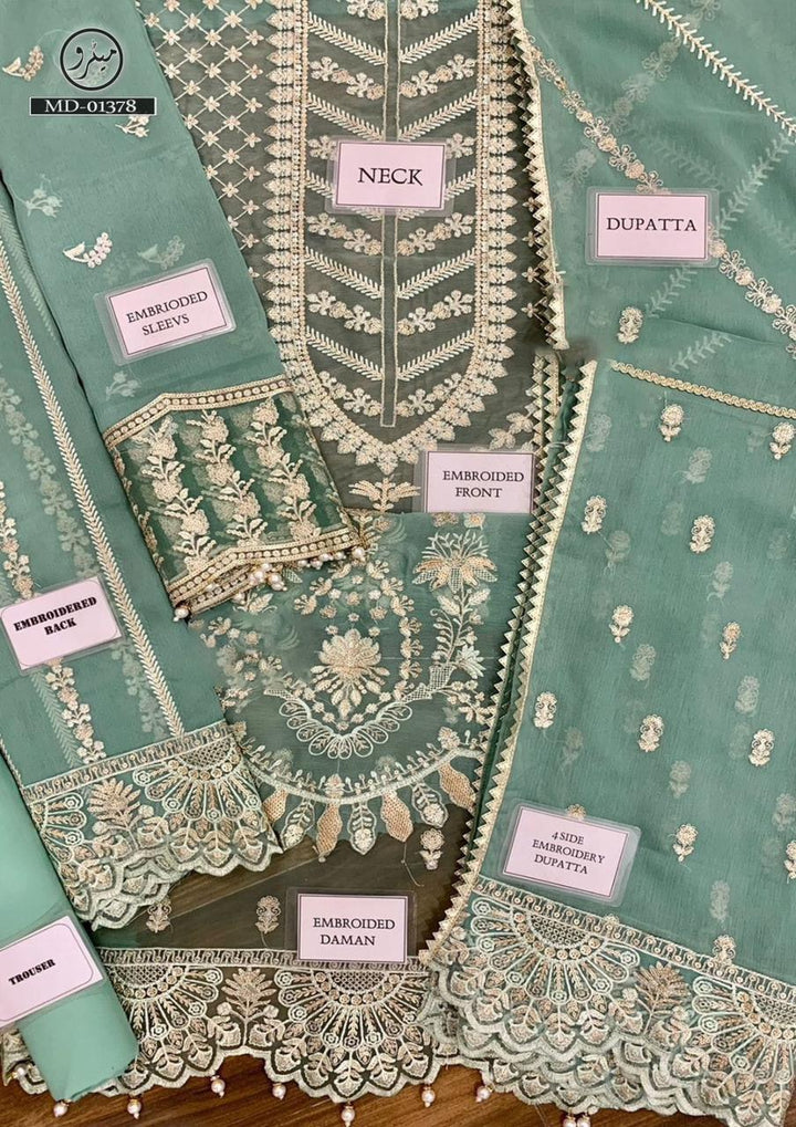 Afrozeh Chiffon Suit-Aarasta
