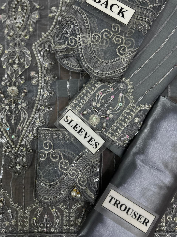 Afrozeh Chiffon Suit-Aarasta