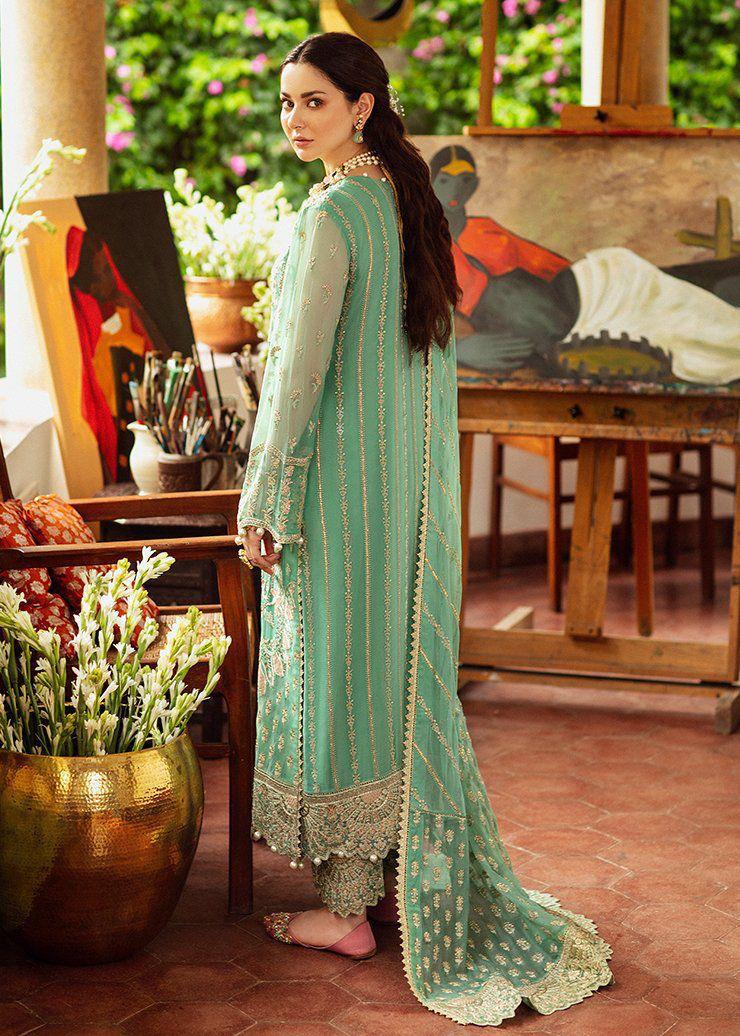Afrozeh Chiffon Suit-Aarasta
