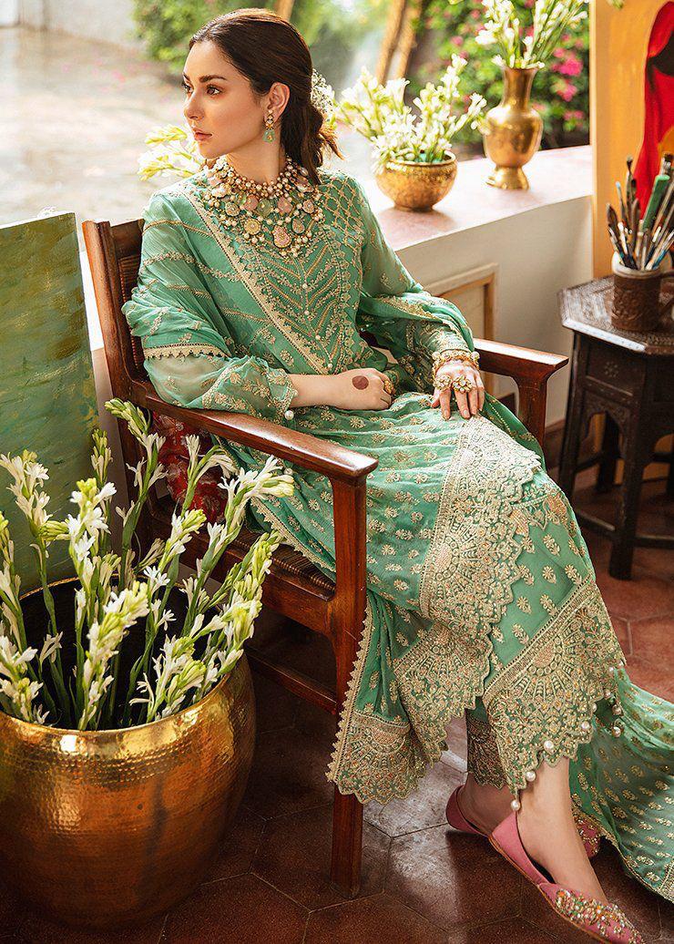 Afrozeh Chiffon Suit-Aarasta