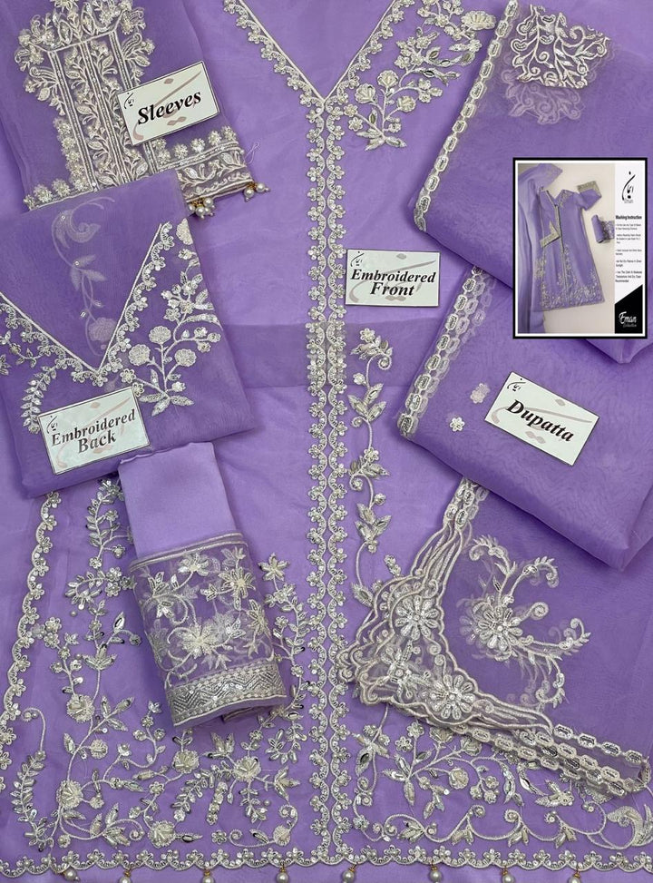 Agha Noor Organza Suit-Aarasta