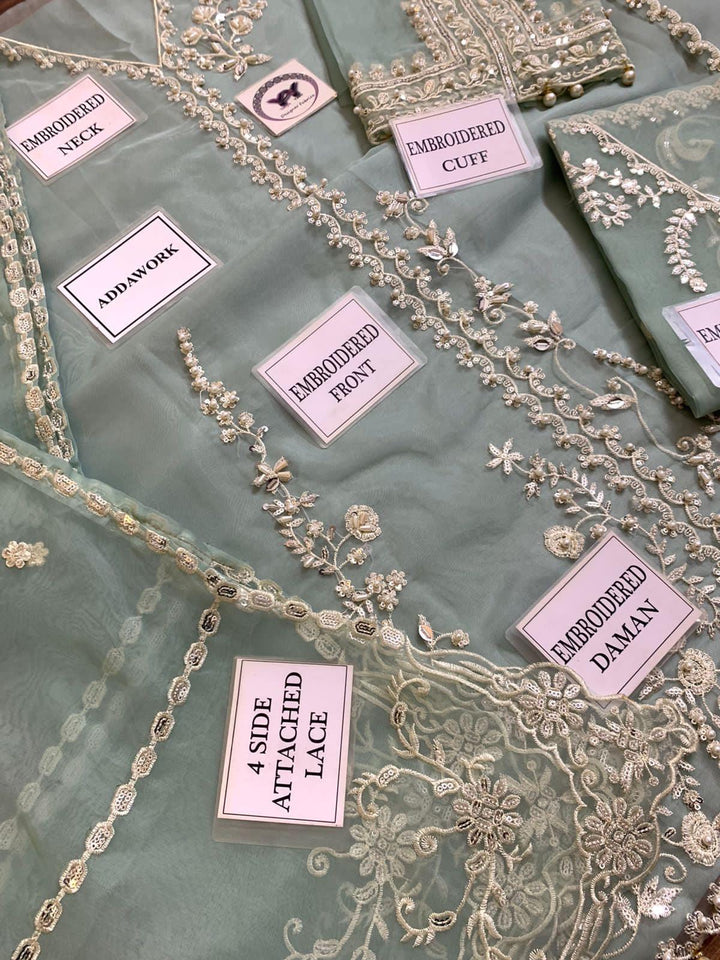 Agha Noor Organza Suit-Aarasta