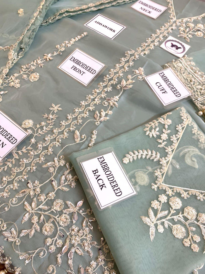 Agha Noor Organza Suit-Aarasta