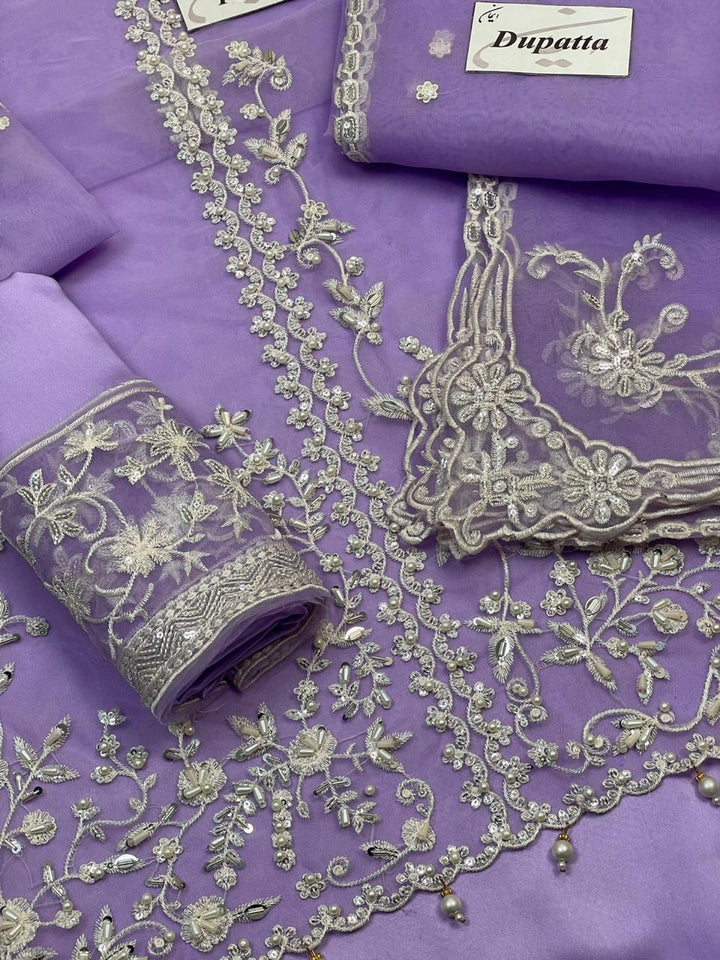 Agha Noor Organza Suit-Aarasta