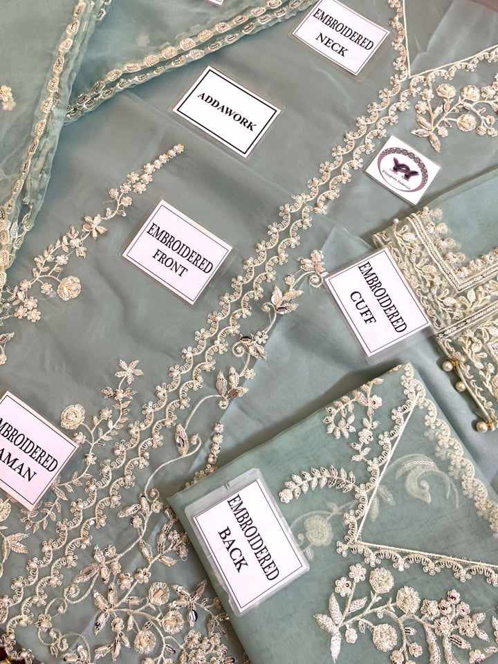 Agha Noor Organza Suit-Aarasta