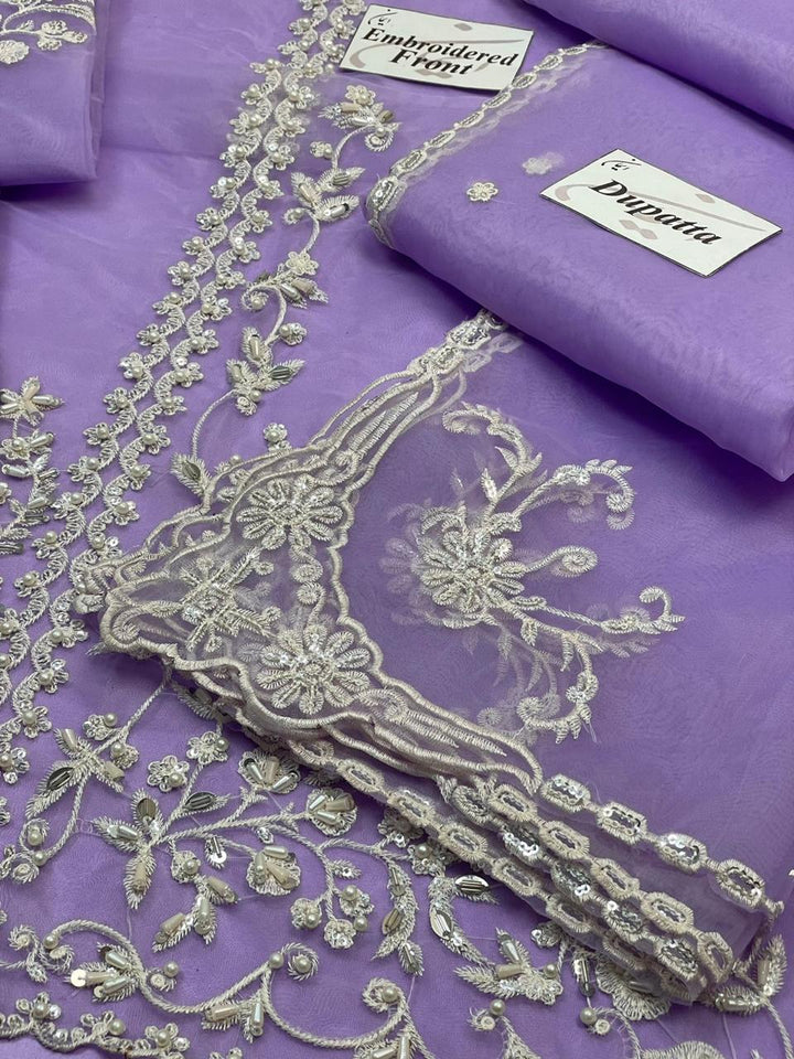 Agha Noor Organza Suit-Aarasta