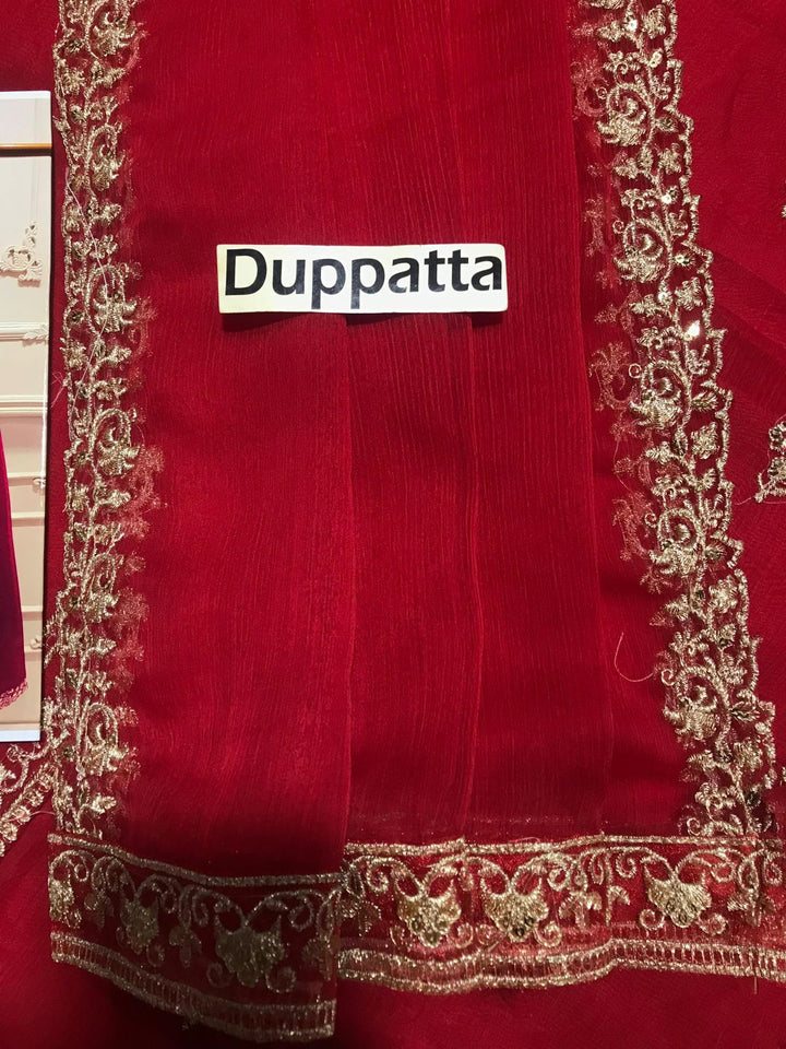 Agha Noor Chiffon Suit-Aarasta