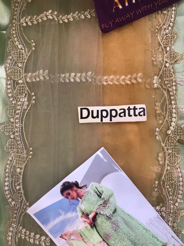 Agha Noor Organza Suit-Aarasta