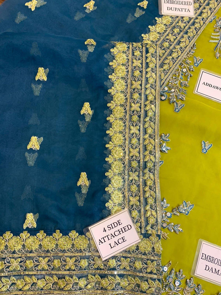 Akbar Aslam Organza Suit-Aarasta