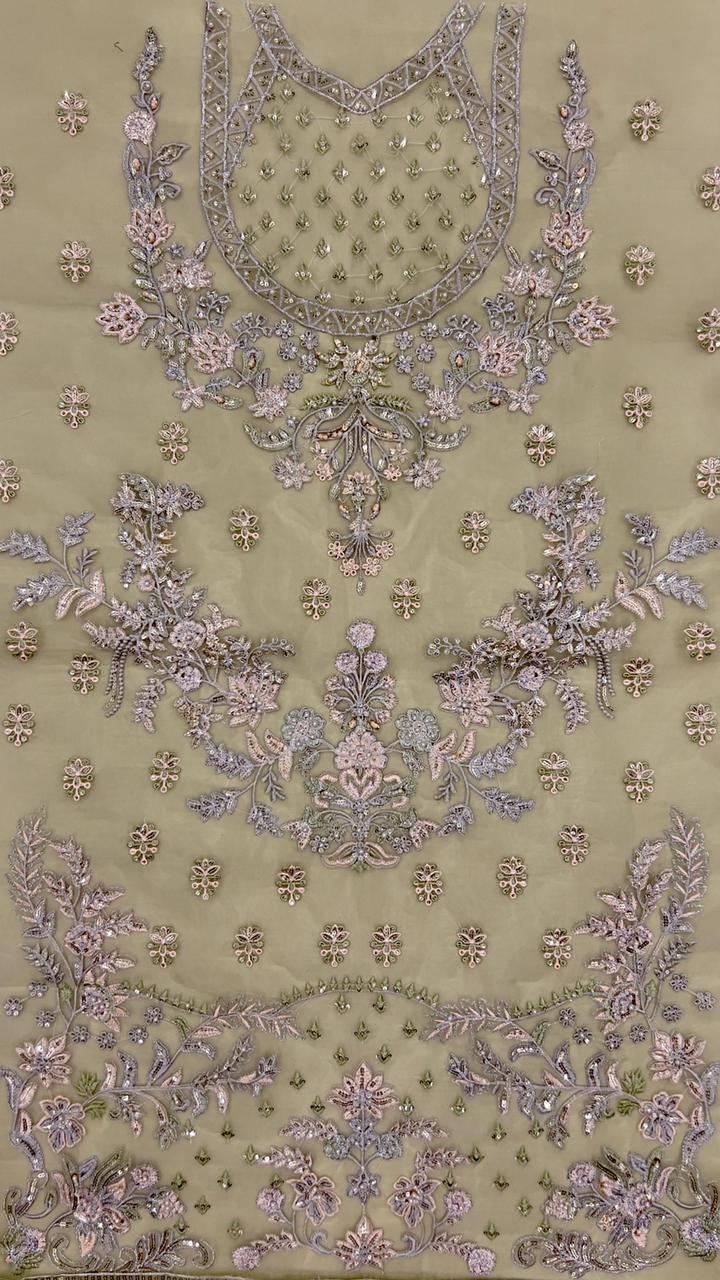 Akbar Aslam Organza Suit-Aarasta