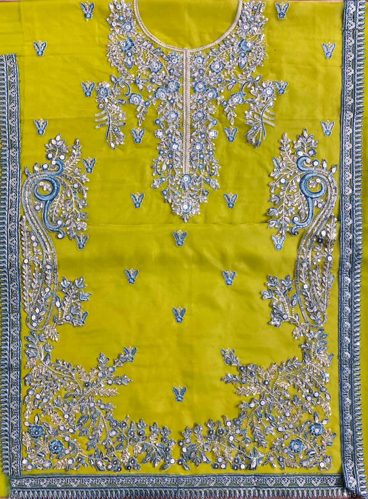 Akbar Aslam Organza Suit-Aarasta