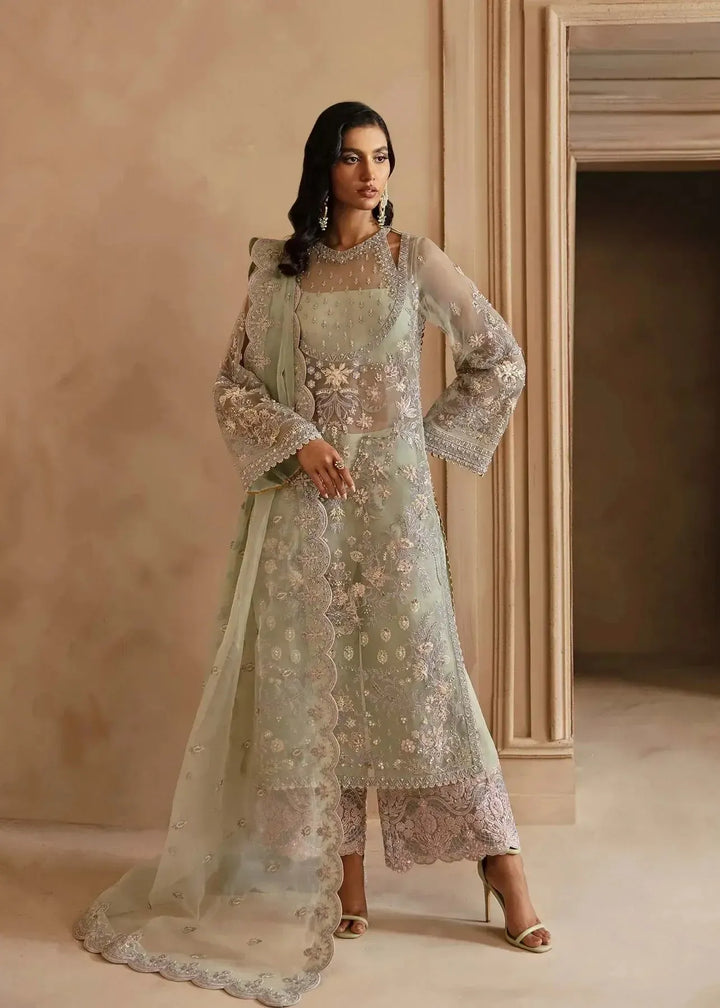 Akbar Aslam Organza Suit-Skin-Organza-Aarasta