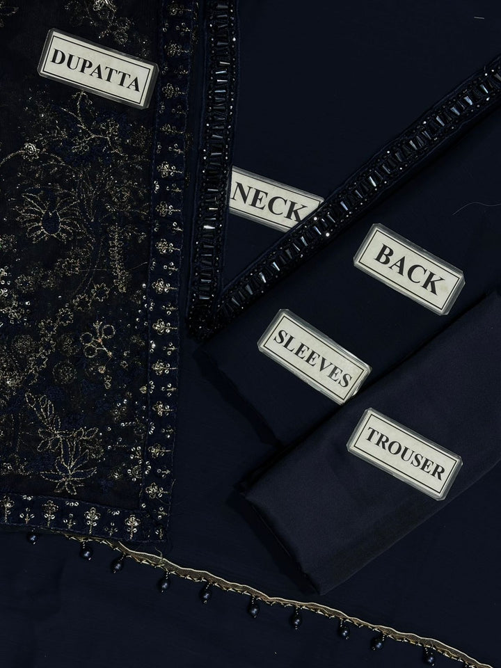 Alizeh Chiffon Suit-Aarasta