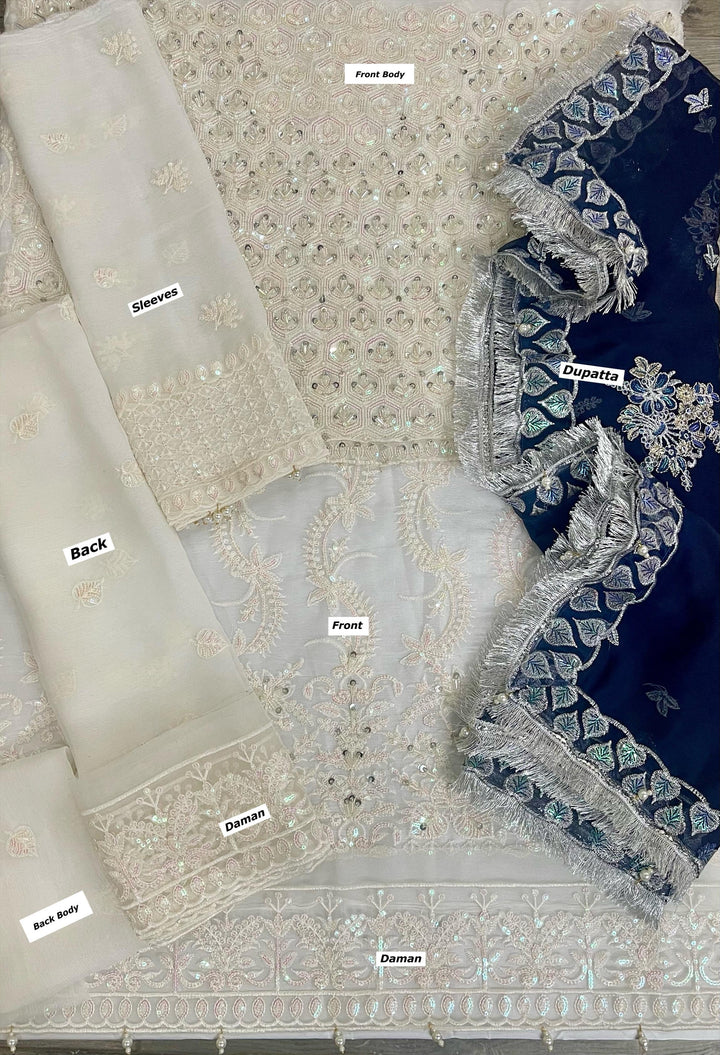 Alizeh Chiffon Suit-Aarasta