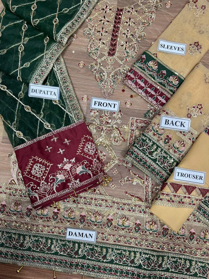 Alizeh Net Suit-Aarasta