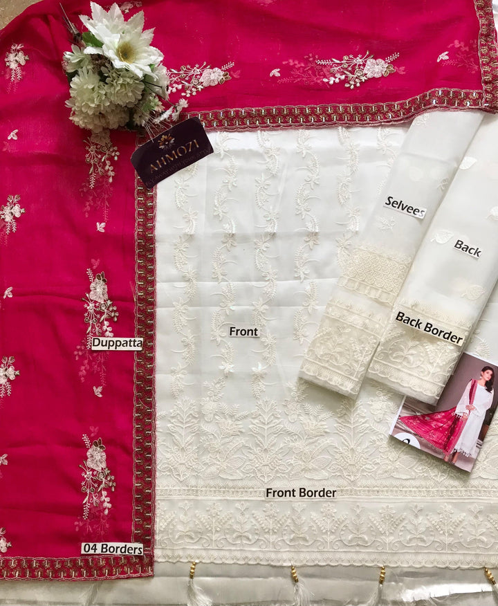 Alizeh Organza Suit-Aarasta