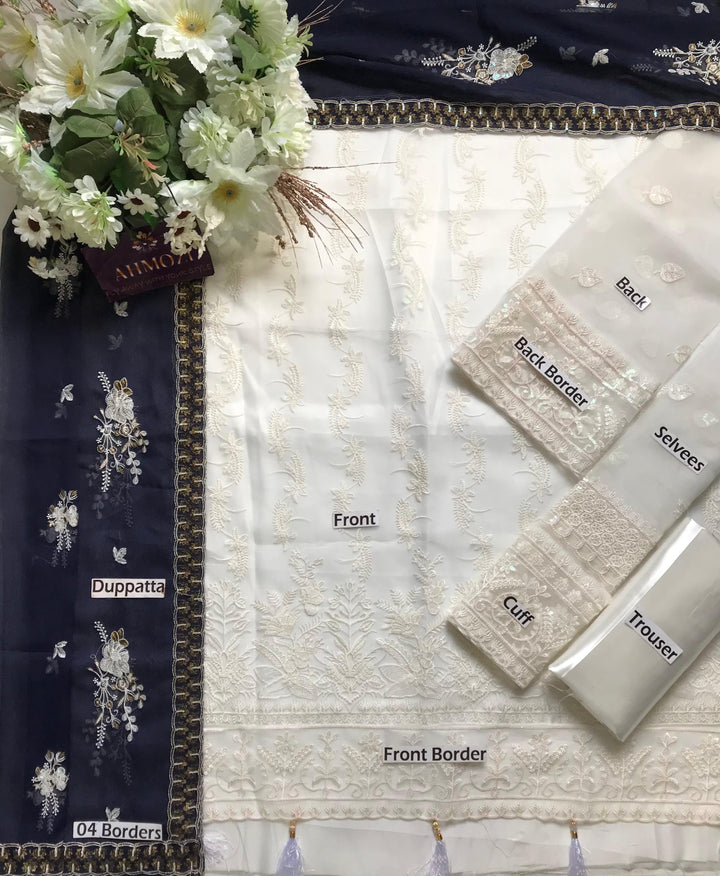 Alizeh Organza Suit-Aarasta