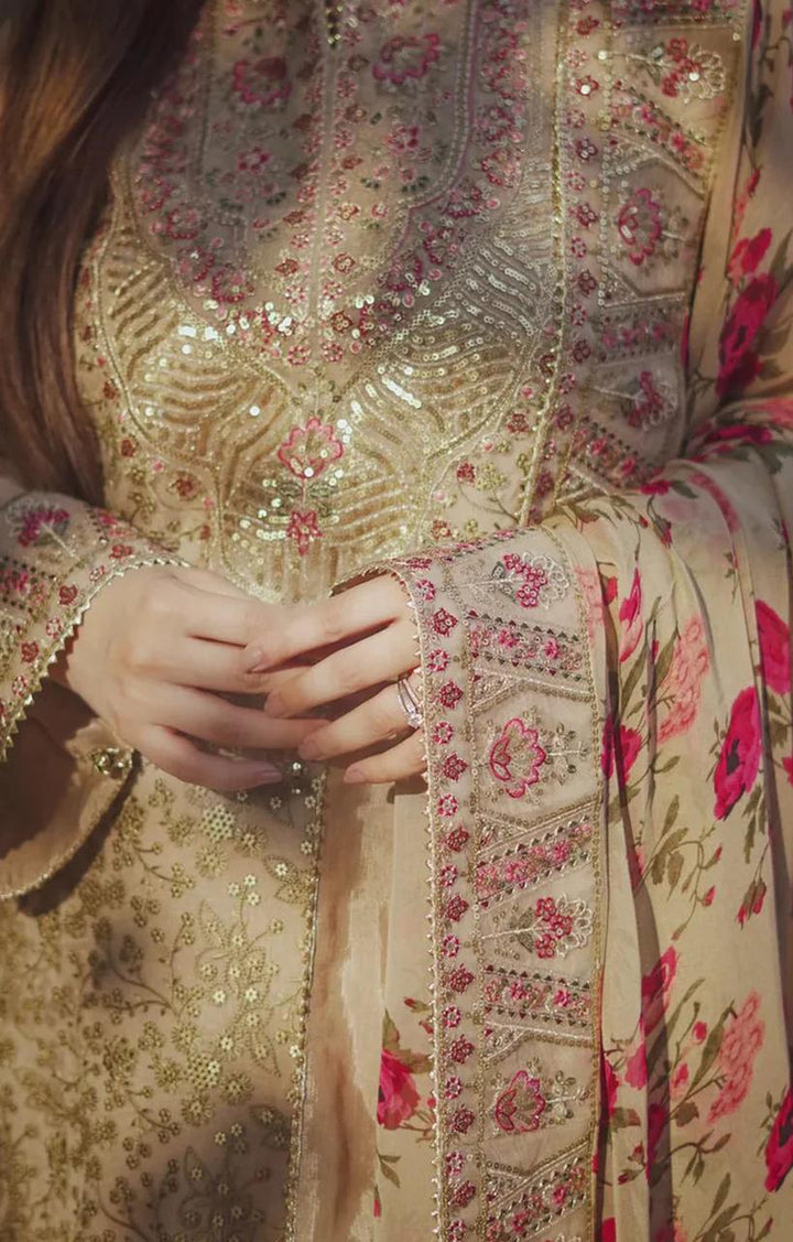 Aneelas Organza Suit-Aarasta