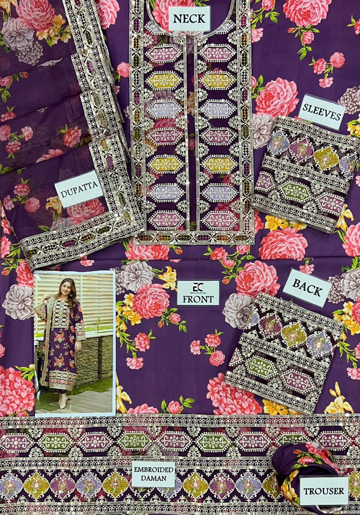 Aneela's Silk Suit-Aarasta