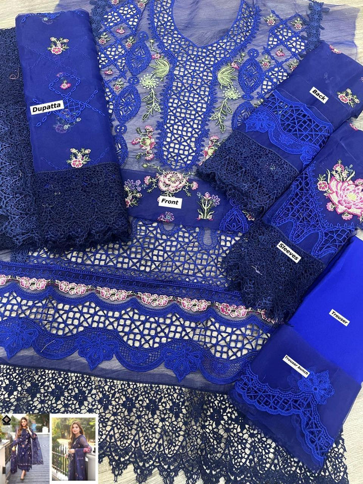 Aneela's Organza Suit-Aarasta