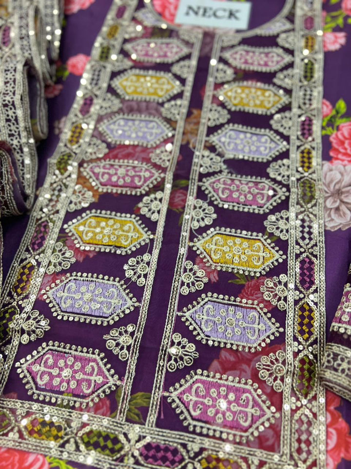 Aneela's Silk Suit-Aarasta