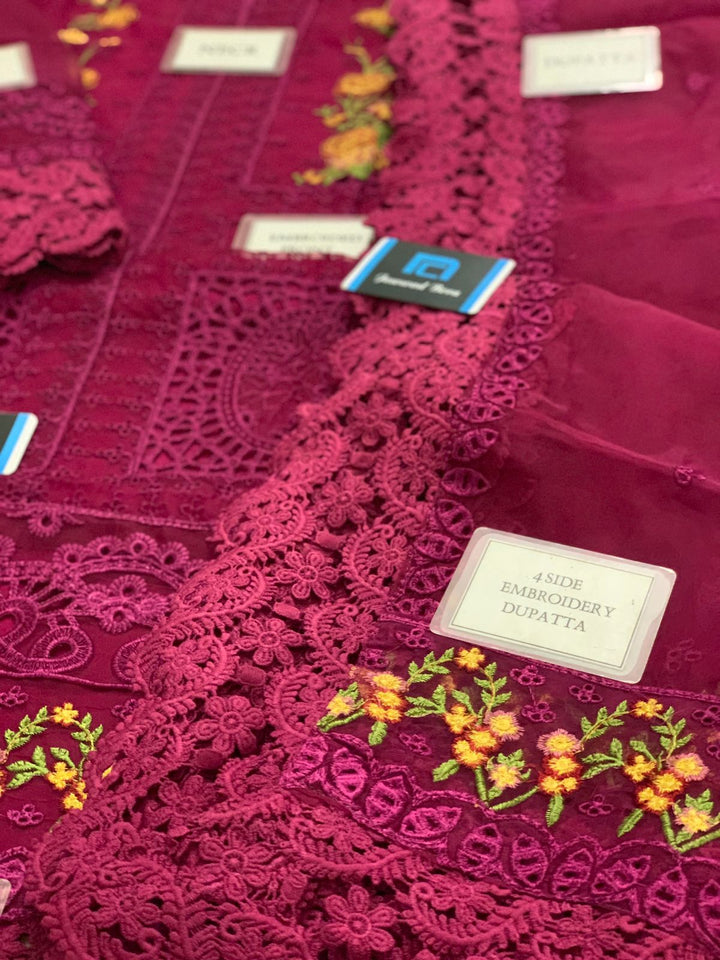 Aneela's Organza Suit-Aarasta