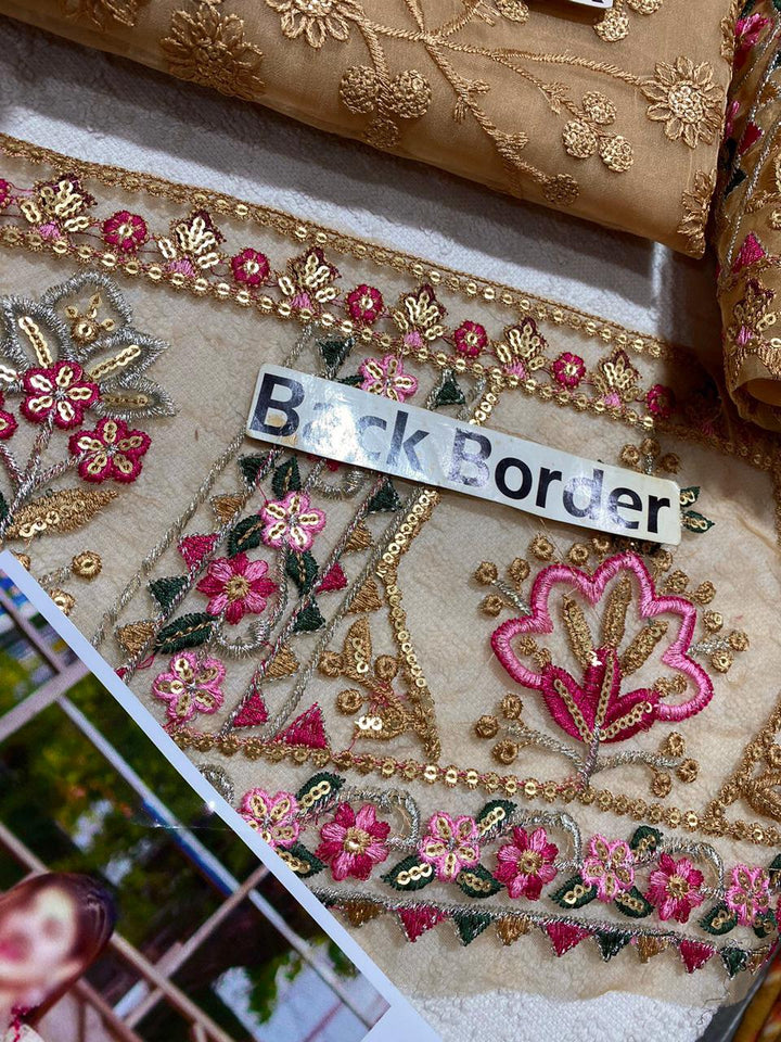 Aneelas Organza Suit-Aarasta