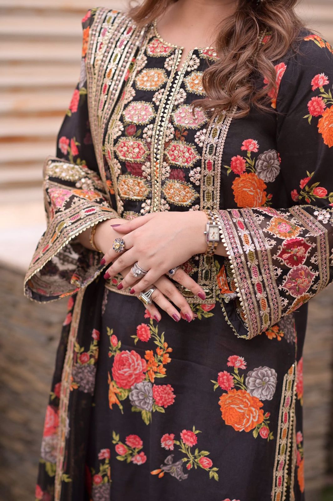Aneela's Silk Suit-Aarasta