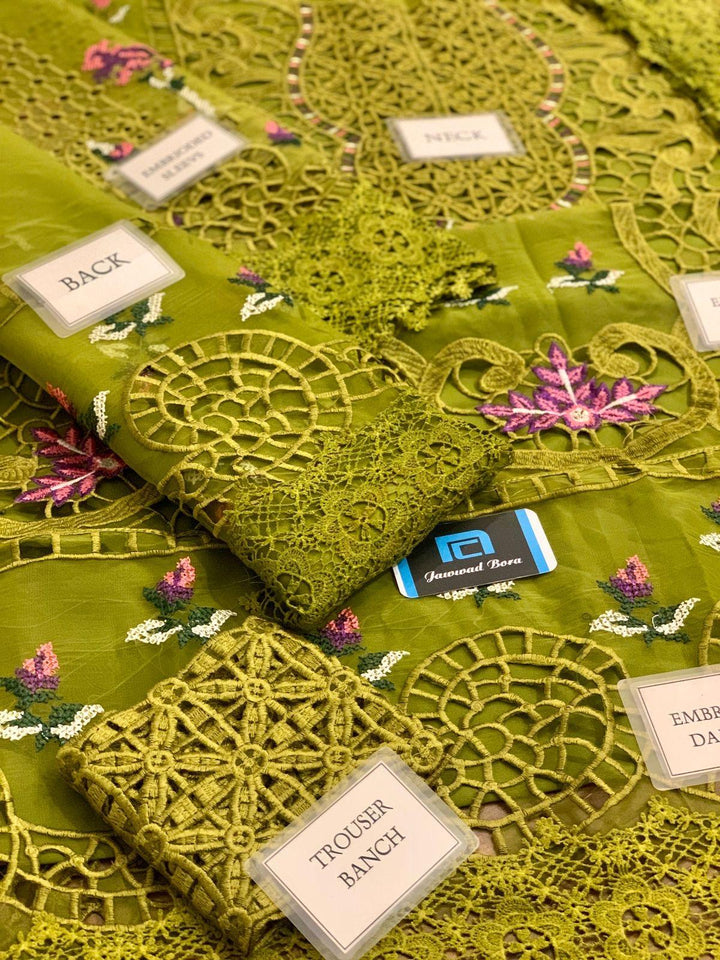 Aneelas Organza Suit-Aarasta