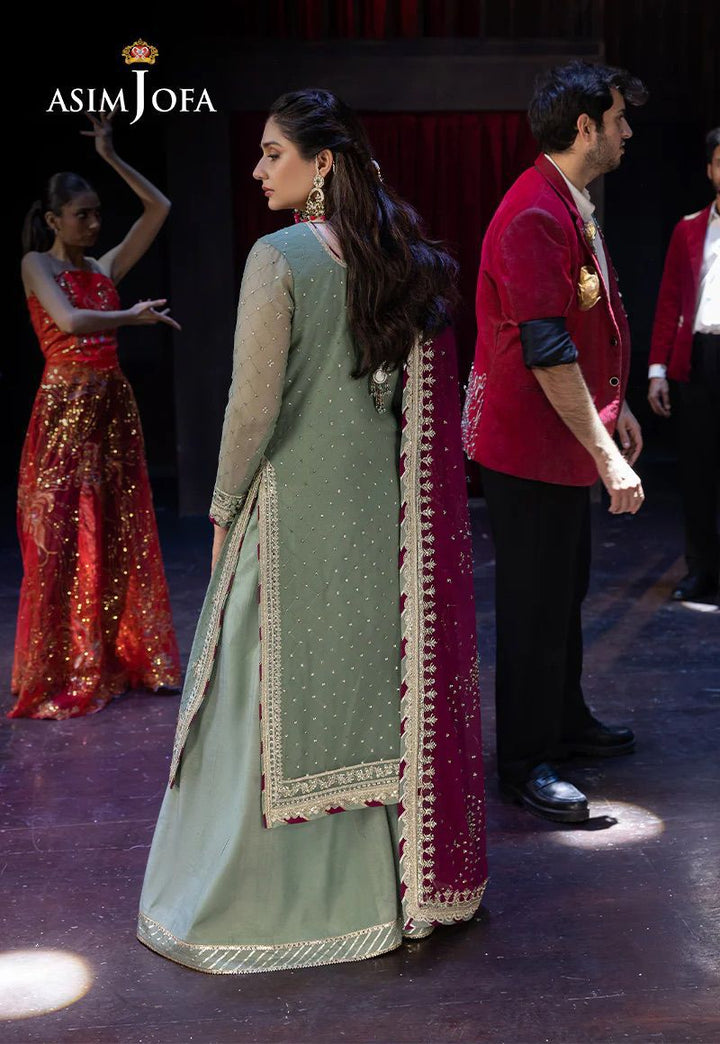 Asim Jofa Chiffon Suit-Aarasta