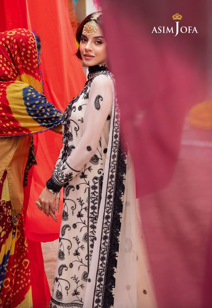 Asim Jofa Chiffon Suit-Aarasta