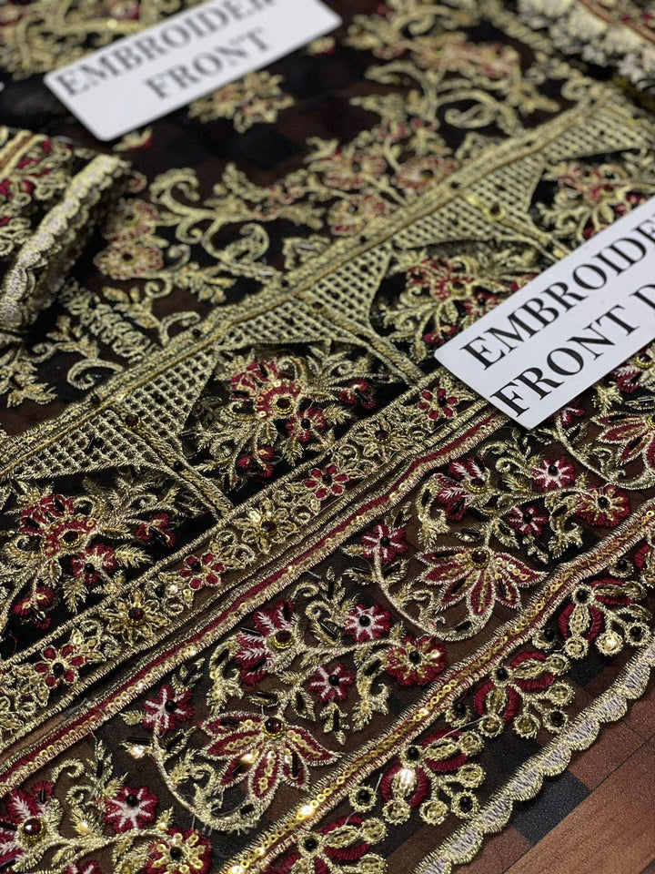 Asim Jofa Chiffon Suit-Aarasta